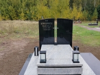 Nagrobek granitowy podwójny 
