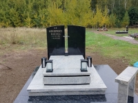 Nagrobek granitowy podwójny 